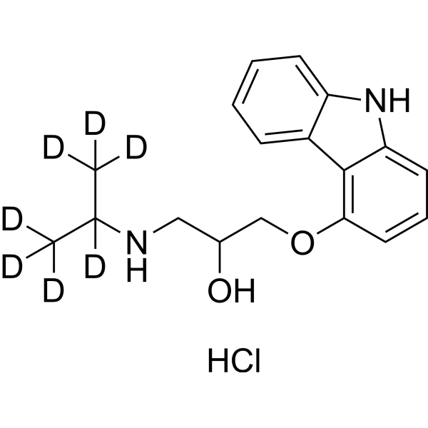 Carazolol-d7 hydrochloride (carazolol-d7) 1276197-44-4